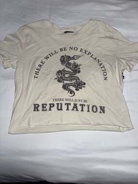 Originality Taylor Swift Reputation Graphic Baby Tee